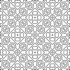 Repeating patterns of lines.  Black and white pattern for web page, textures, card, poster, fabric, textile.