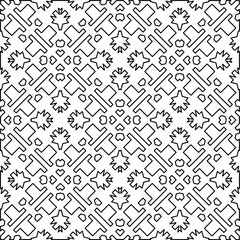 
Repeating patterns of lines.  Black and white pattern for web page, textures, card, poster, fabric, textile.