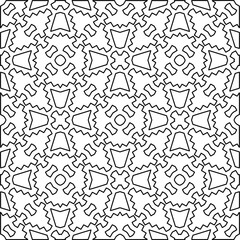 
Repeating patterns of lines.  Black and white pattern for web page, textures, card, poster, fabric, textile.