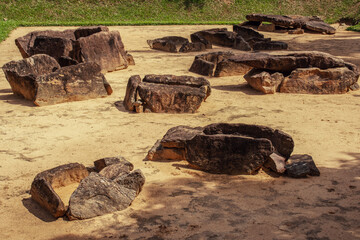 Ibbankatuwa Megalithic Tombs, Dambulla, Sri Lanka