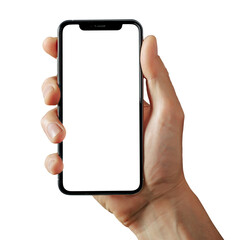 a phone iphone on a transparent background in PNG format
