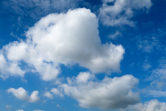 Sky clouds azure color natural nature cirrus clouds cumulus feeling
