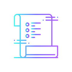 Candidate Business icon with blue duotone style. people, human, job, career, search, person, employee. Vector illustration