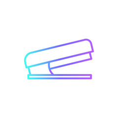 Stapler Business icon with blue duotone style. office, equipment, clip, tool, business, stationery, machine. Vector illustration