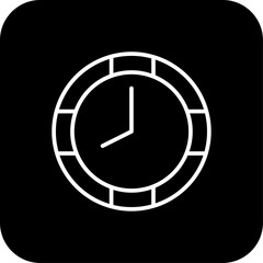 Timeline Business icon with black filled line style. time, chart, information, data, future, info, progress. Vector illustration