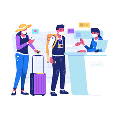 New normal activities at Hotel Lobby, Wedding, New Normal Election, New Normal at Train, Online Voting from Home, Online gaming e-sport from home, Content creator, Food Delivery social distancing