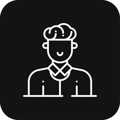 Brainstorm Team work icon with black filled line style. idea, concept, strategy, solution, planning, creative, innovation. Vector illustration