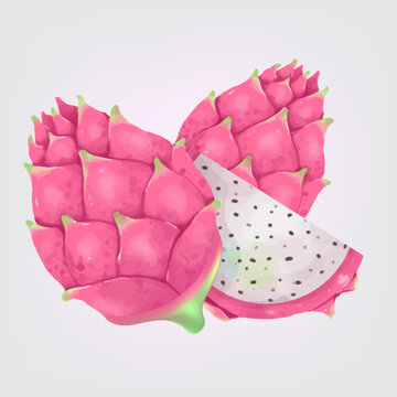 Dragon fruit is a delicious summer fruit P1