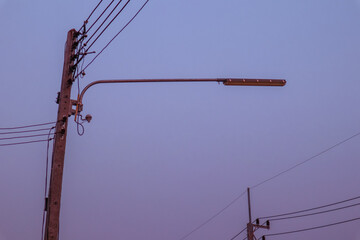 Pink Skies and Power Lines.