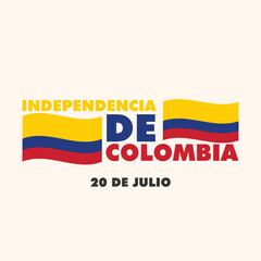 Independencia de Colombia VECTOR DESIGN
