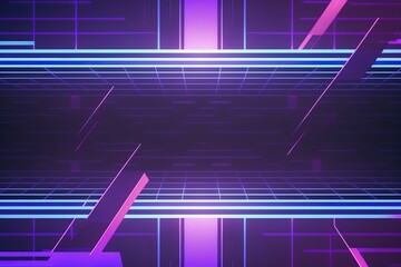 Bright and futuristic purple abstract background. AI generated