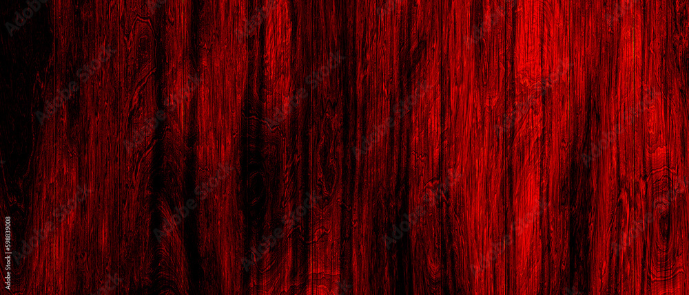 Poster wood background with abstract texture and dark red color