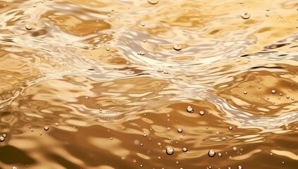 Clear water surface with ripples, splashes: abstract