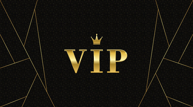 luxury gold and black premium vip card for club members only, background with golden elements	