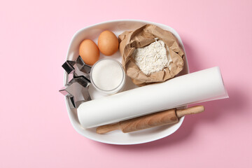 Concept of accessories for cooking and baking - baking paper