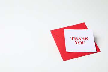 Words of gratitude, gratitude concept, text Thank you