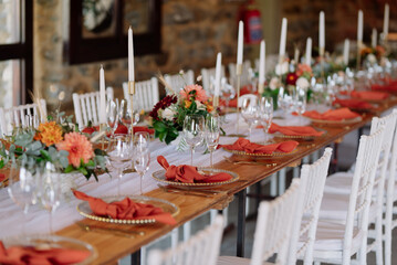 wedding table setting