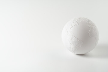 白い地球　イメージ