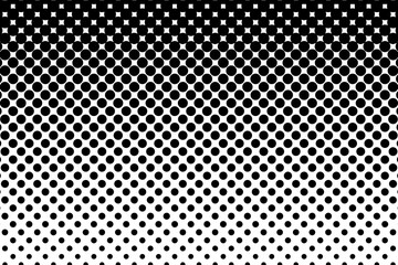 Vector background in comic book style with halftone gradient. Retro pop art design.