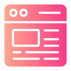 browser gradient icon