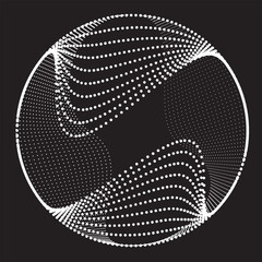 Abstract oval Lines Background with geometric circles . Vector rotating ellipse Line Design . Poster template . Concentric circles logo .Minimal art 