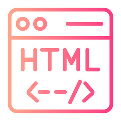 html gradient icon
