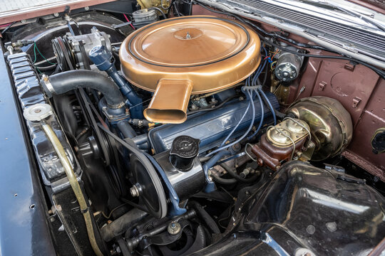 V8 Motor von einem Oldtimer