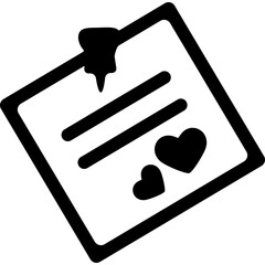 Love Note Icon