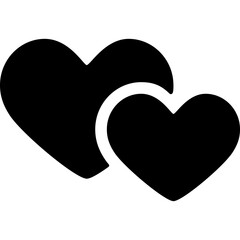 Two Hearts Icon