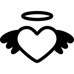 Winged Heart Icon