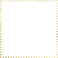 Golden Vintage Texture Square Frame Outline