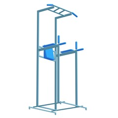 Pull up bar. Upper body workout, bodybuilding exercise.