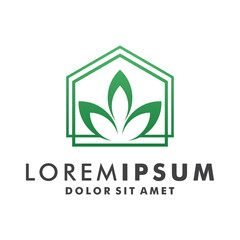 Home Abstract Flower Logo Design Leaf Vector Illustration