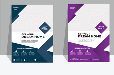 Template Design Brochure Set, Annual Report, Magazine, Poster, Corporate Presentation Collection, Portfolio, Flyer With  Space Vector Illustration