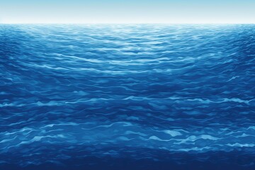 Abstract marine background with dark blue surface. Ocean surface. AI generated