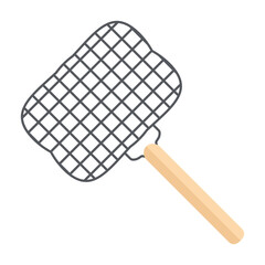 Iron Grill Basic Shape For Barbeque
