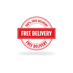 Free delivery vector tags for multiple business 