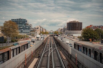 railway station in the city