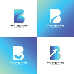 B letter logo for businesses starts with letter B 