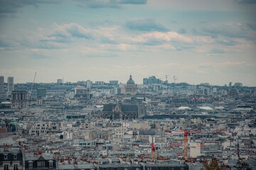 beautiful view from eiffel tower