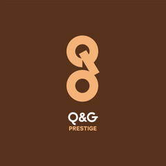 Letter Q and G Logo Vector