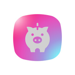Piggy-Bank - Pictogram (icon) 