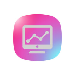 Data Analyzing - Pictogram (icon) 