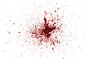 Blood drops cut out
