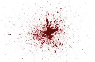 Blood drops cut out