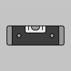 Bubble level vector icon. Construction, repair