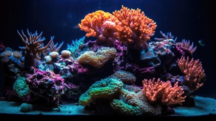 Obraz premium coral reef in sea Generated AI