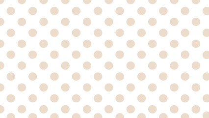 White background with beige dots