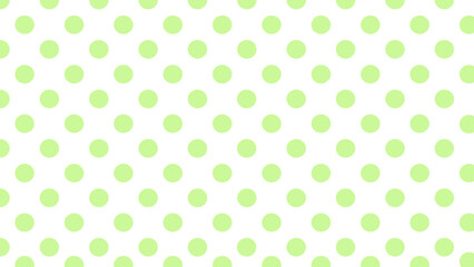 White background with green dots