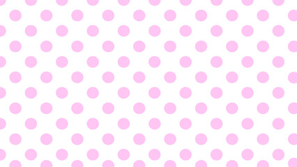 White background with pink dots